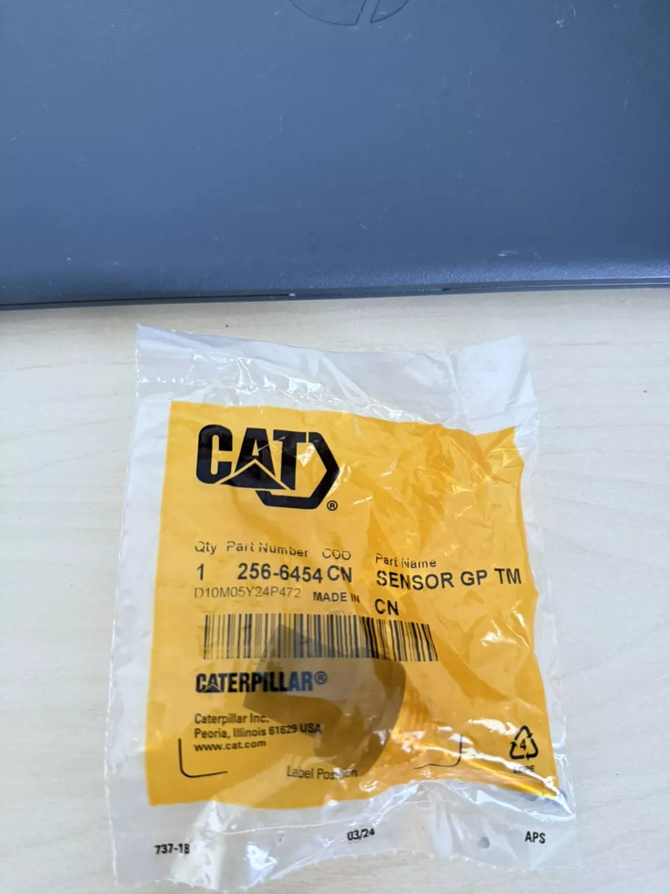 CAT 256-6454 2 Pin Passive Stainless Steel Temperature Sensor (Genuine OEM)