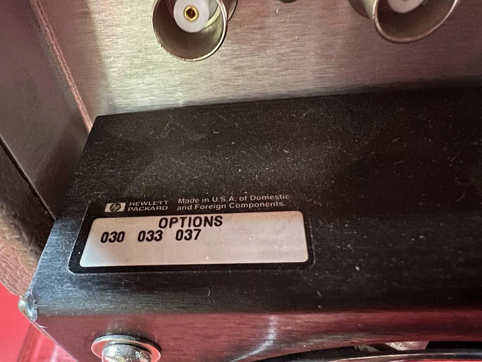 Agilent/Keysight 8902A Opt. 030, 033, 037, Measuring Receiver, SN 3704A04253