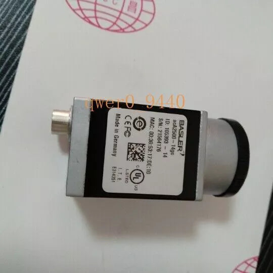 1PCS Used BASLER acA2500-14gC 5 megapixel color industrial camera