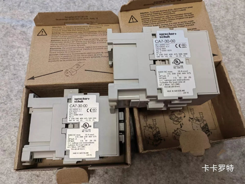 1PCS NEW Sprecher + Schuh CA7-30-00 contactor () #N4604 YF