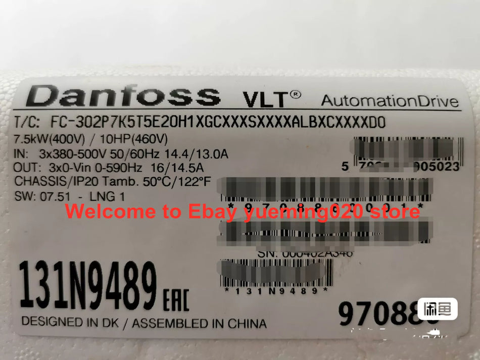 FC-302P7K5T5E20H1XGCXXXSXXXXALBXCXXXXD0 131N9489 inverter drives