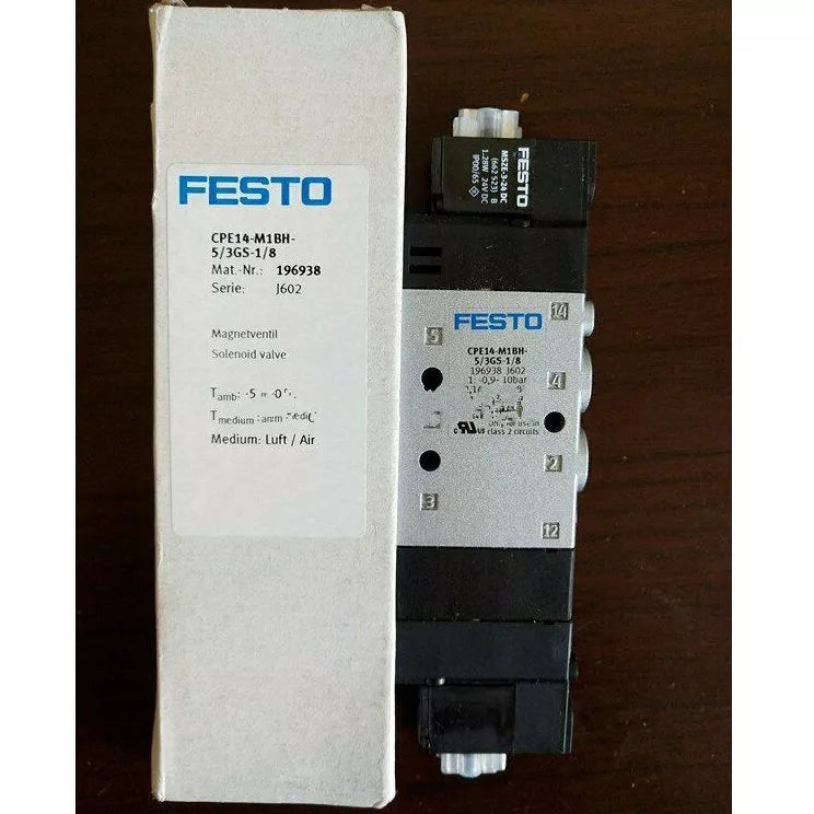 Festo CPE14-M1BH-5/3GS-1/8 196938 Solenoid Valve