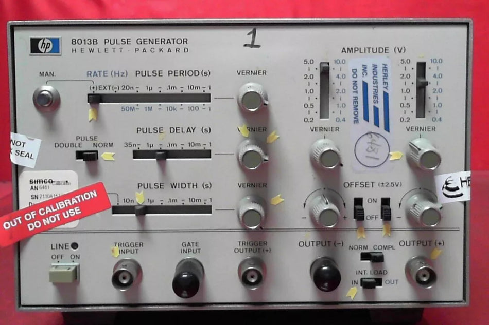 Agilent/Keysight 8013B 2110A15138 GENERATOR, PULSE