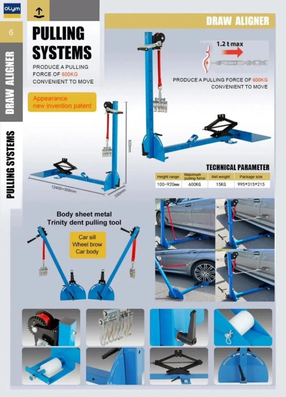 2023 OLYM Car Repair Dent Repair Puller Car Body Tools Dent Puller 600kg