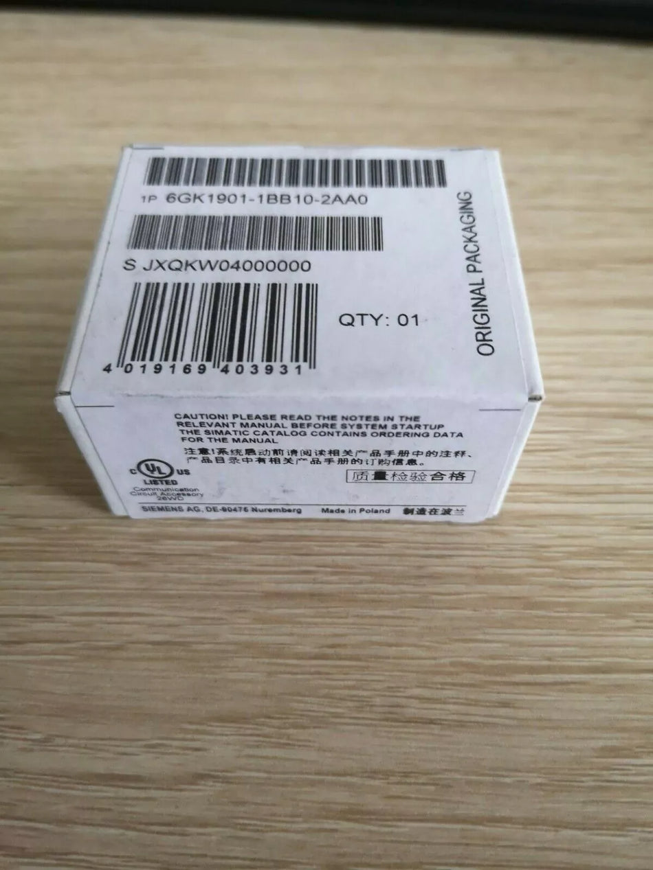 SIEMENS 6GK1901-1BB10-2AA0 RJ45 Connectors - 1PC New in Box