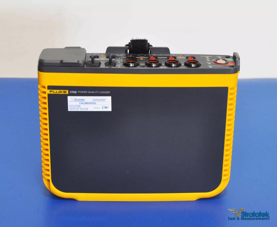 Fluke 1748 3 Phase Power Quality Logger 1500A Probes PQA - NIST Calibrated