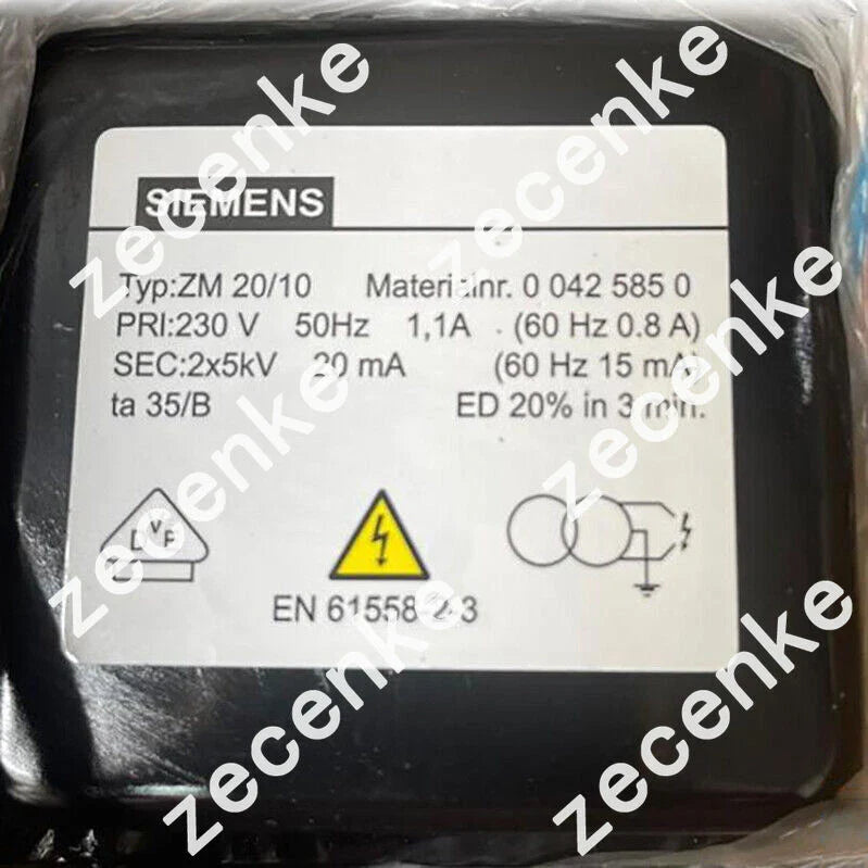 Siemens ZM20/10 Ignition Transformer New One Expedited Shipping ZM 20/10