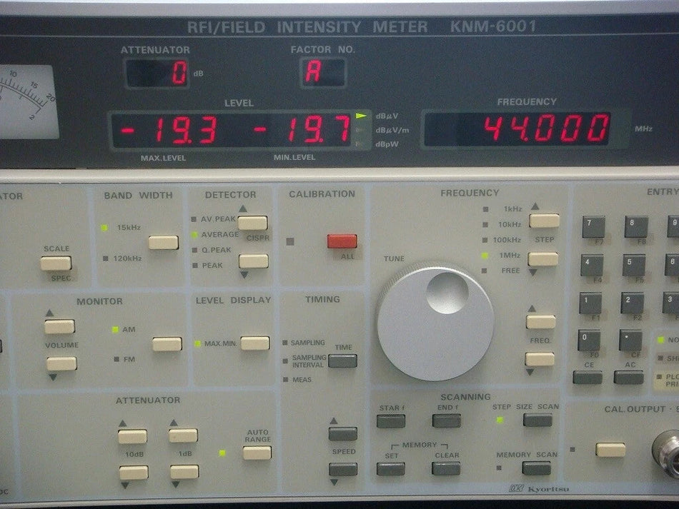 KYORITSU KNM-6001 Field Intensity Meter 25-1300MHz