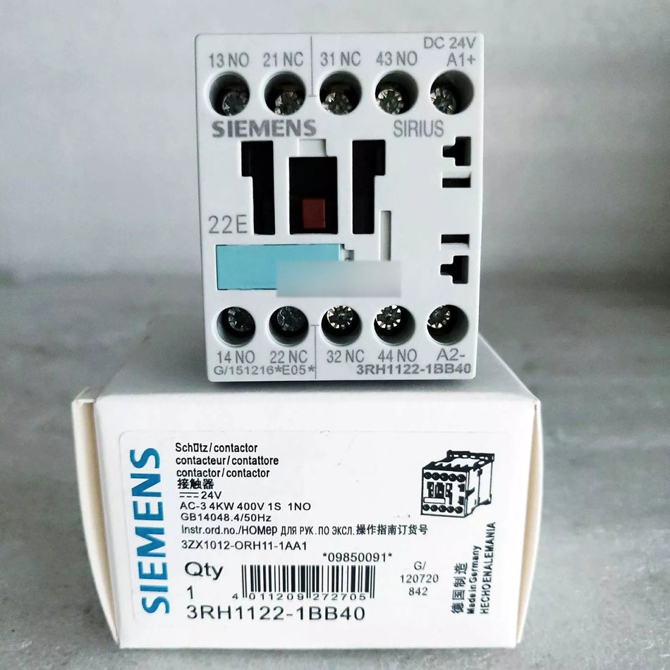 Siemens 3RH1122-1BB40 Relay DC24V In Box