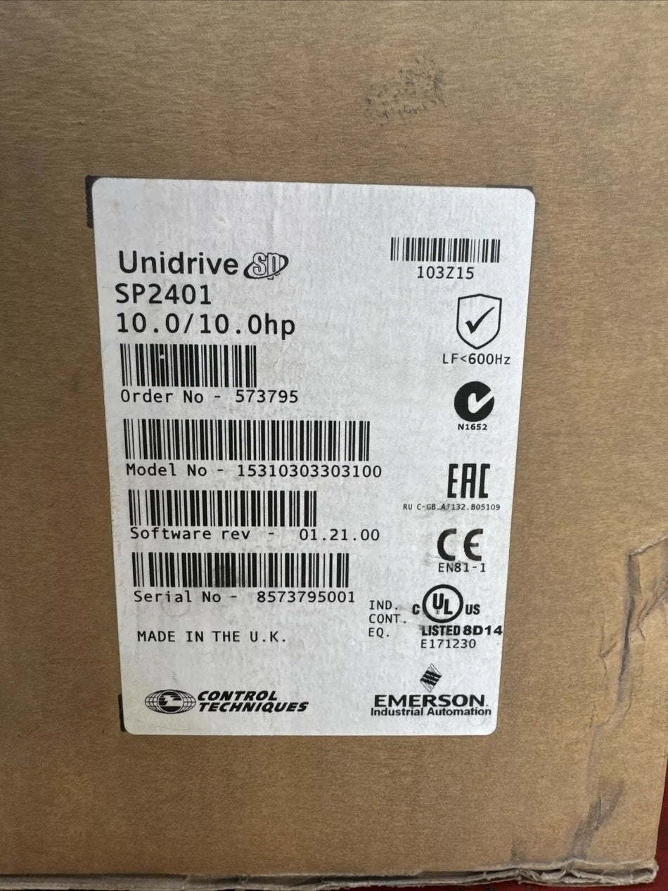 Control Techniques SP2401 Unidrive Servo Drive