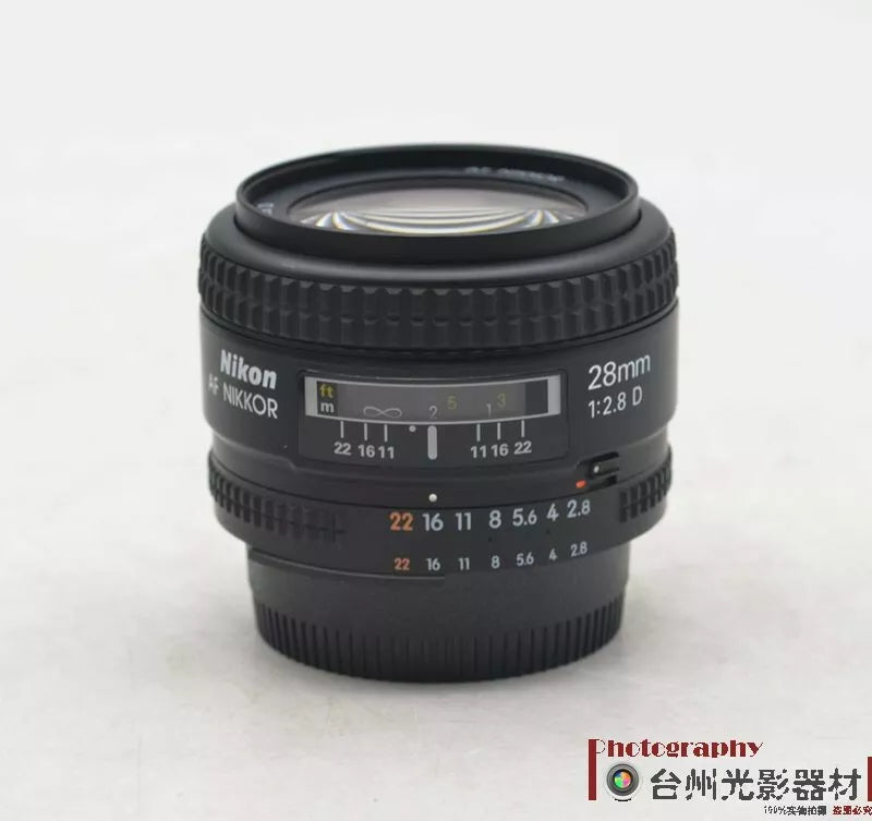 1PC Used test OK Nikon AF 28/2.8D wide-angle lens by DHL or FedEx #W138U WX