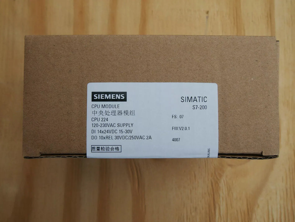 SIEMENS 6ES7 214-1BD23-0XB0 PLC Module - New in Box