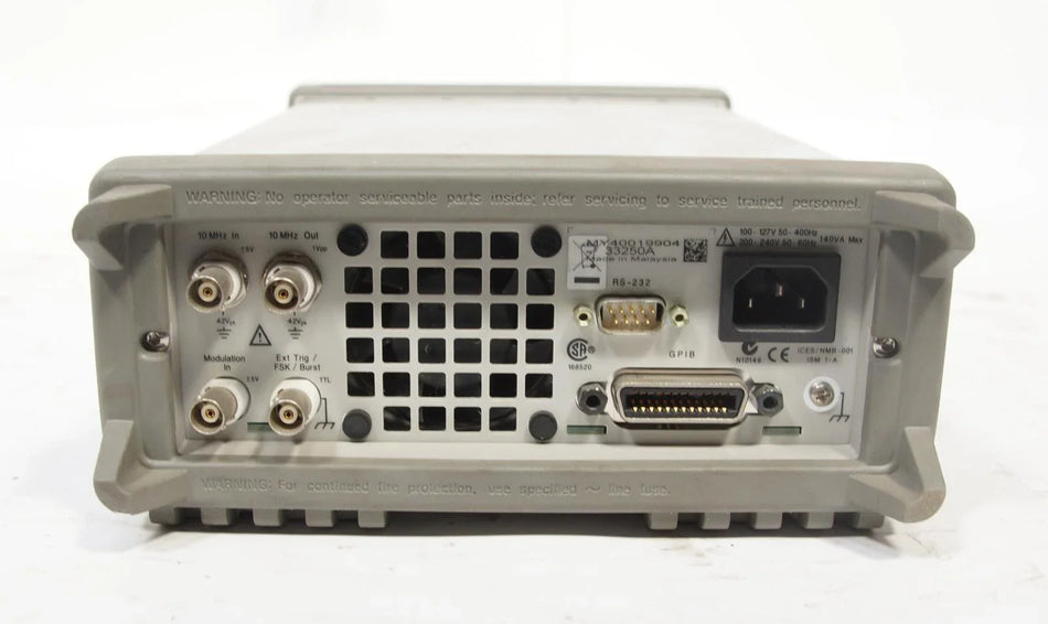 Agilent / Keysight 33250A 80 MHz Function / Arbitrary Waveform Generator