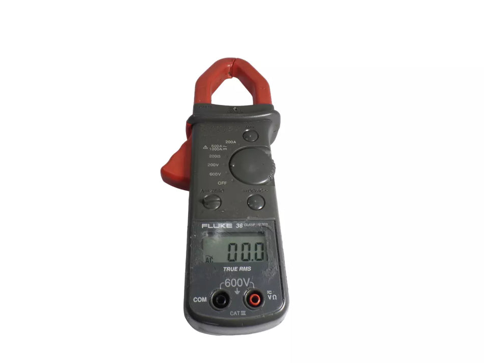 FLUKE 36 AC/DC True RMS Clamp Meter - Reliable Electrical Testing Tool