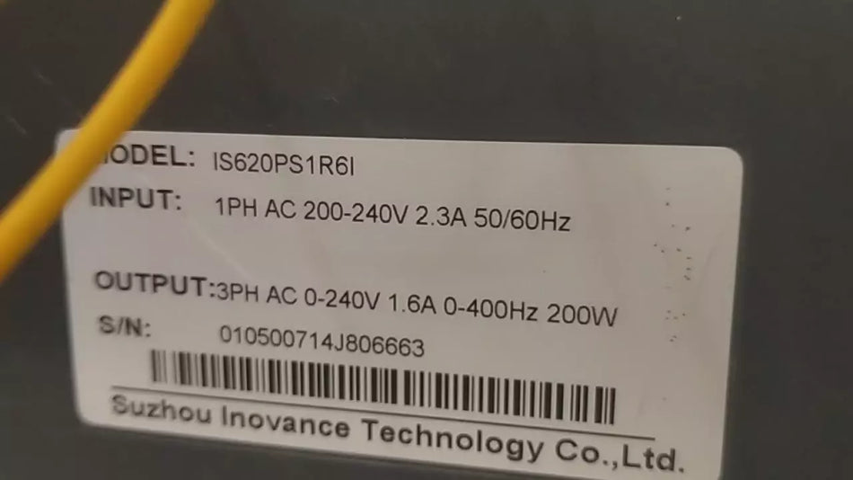 Inovance IS620PS1R6I 1.6kW Servo Drive