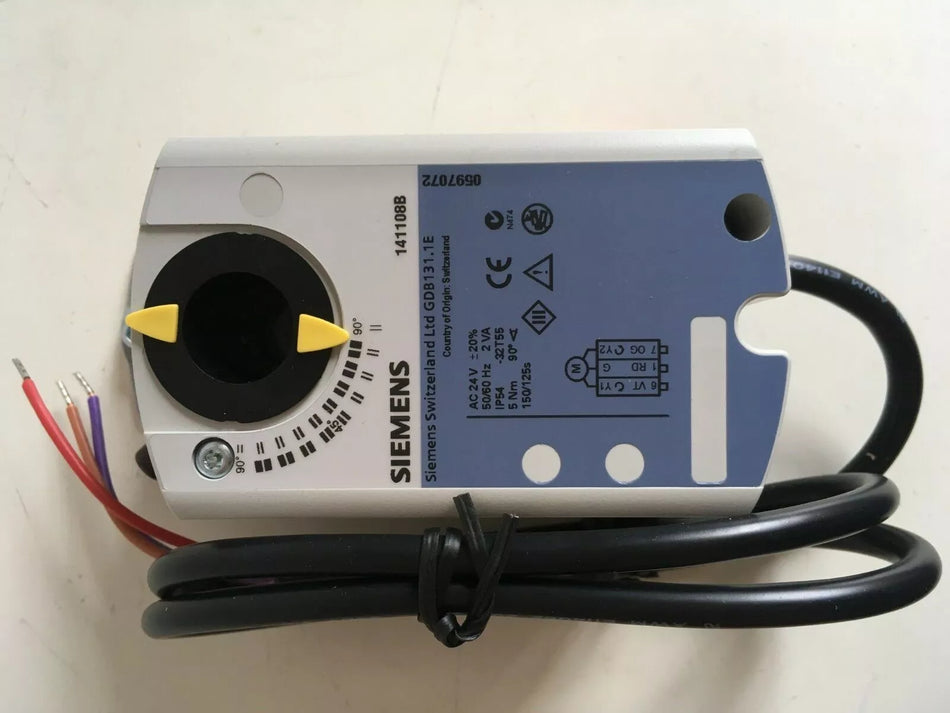 Siemens GDB131.1E Switch Electric Damper Actuator 5NM Drive