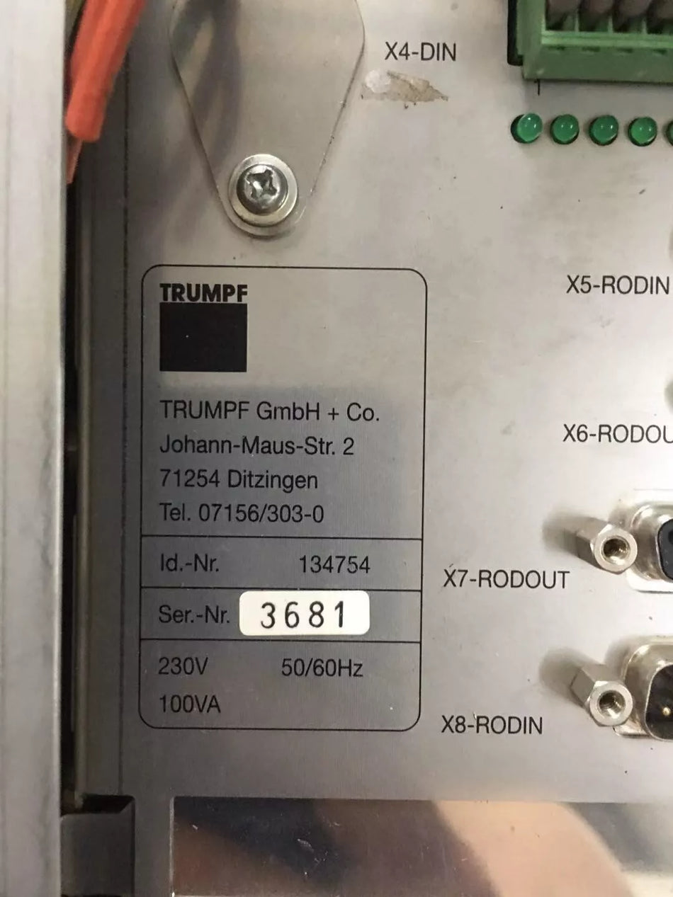 1PC USED TRUMPF ID.134754 SW V2.8（ 90 days warranty）#H910X DX