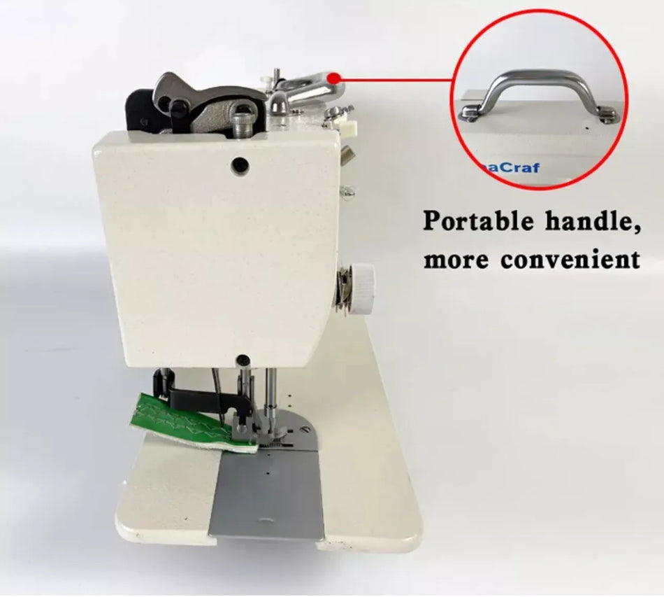 9'' Walking Foot Zigzag Stitch Arm Sewing Machine for Leather Sewing