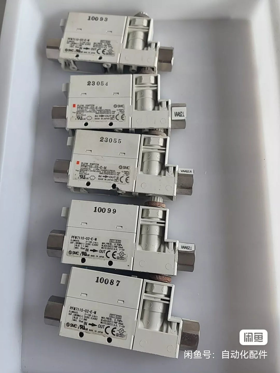 1 PC USED PFM711S-02-E-M Flow Switch TESTED #B199R CL