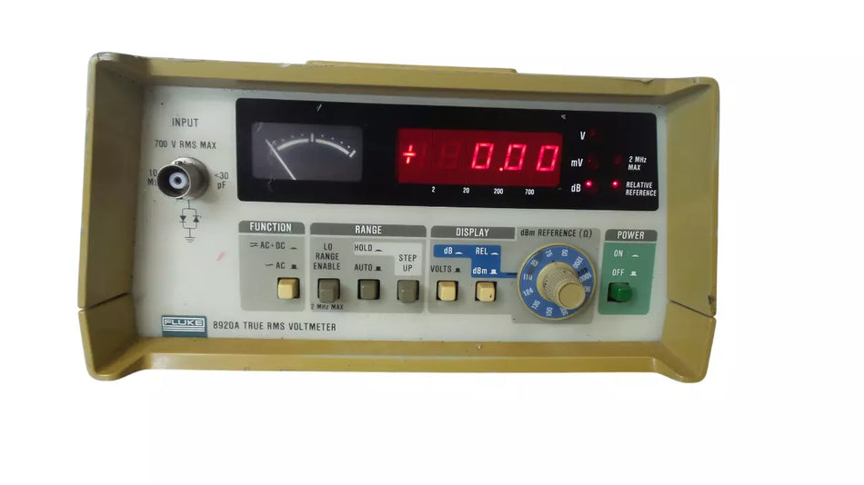 Fluke 8920A True RMS Voltmeter - Premium Quality Measurement Instrument