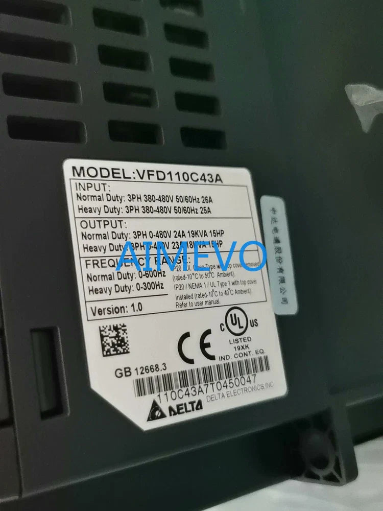 1PC for Delta VFD110C43A Used