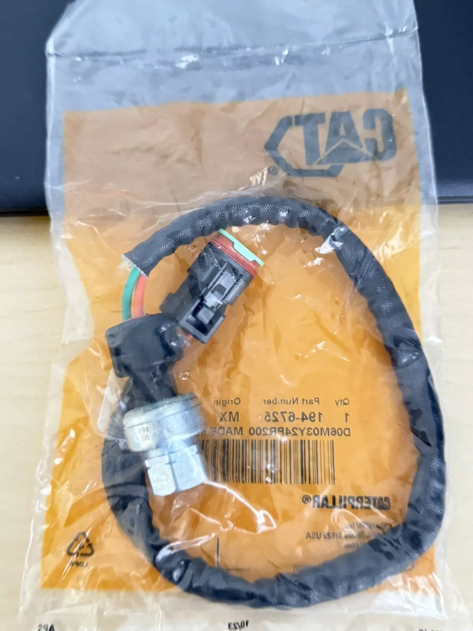 CAT 194-6725 1135KPA Steel Pressure Sensor - Genuine OEM