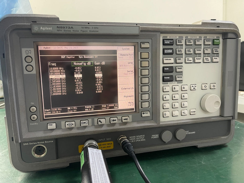 Agilent N8973A Noise Figure Analyzer 10 MHz-3 GHz