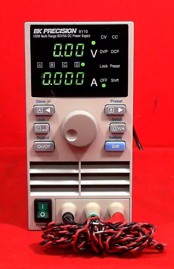 BK Precision 9110 91100123610020036 100W MULTI RANGE DC POWER SUPPLY