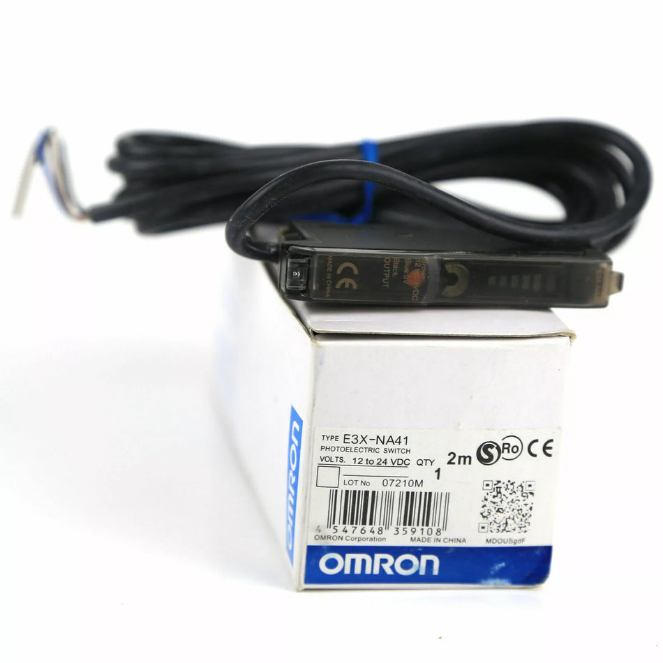 Omron E3X-NA41 Photoelectric Optical Fiber Sensor Switch