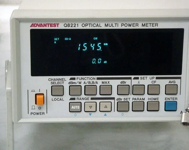 ADVANTEST Q8221 Optical Power Meter Main Frame