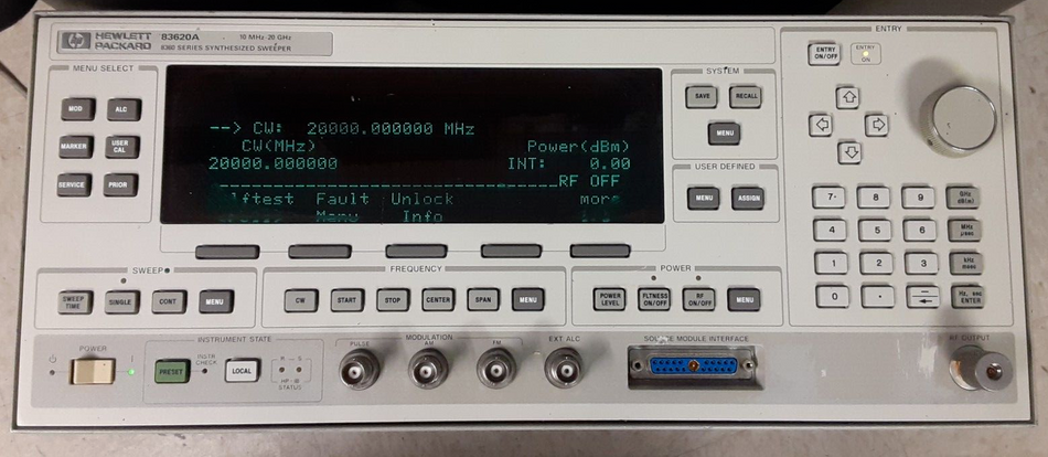 HP Synthesized RF Signal Generator 10MHz to 20GHz