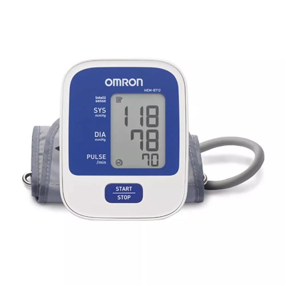 Omron 8712 White Blue Blood Pressure Monitor - New