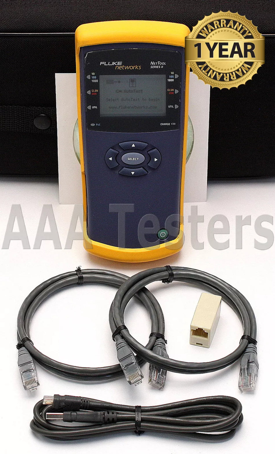 Fluke Networks NetTool 10/100/1000 Series II Inline Network Tester NTS2-MONAUTH