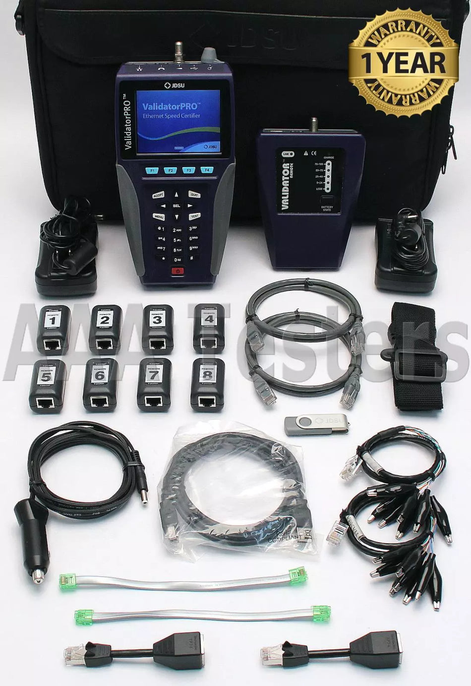 JDSU Validator Pro NT1155 Network LAN Ethernet Cable Tester NT 1155 NT-1155