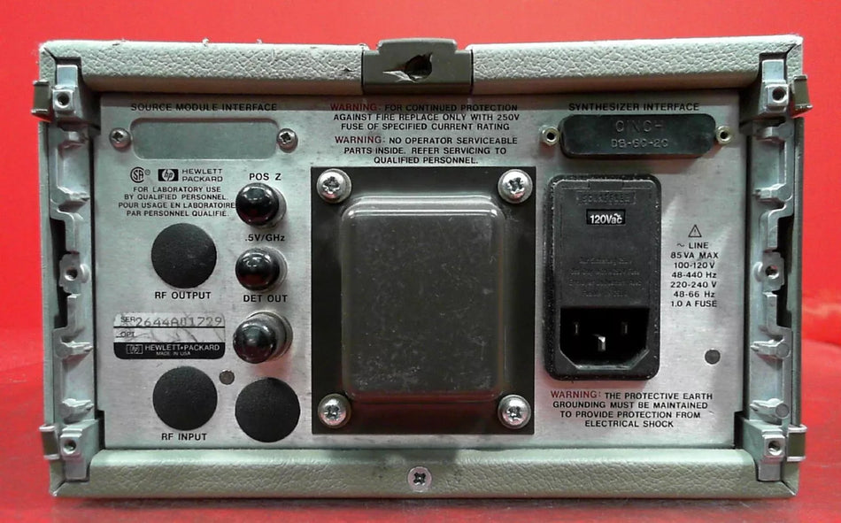 HP-Agilent-Keysight 8349B Microwave Amplifier, 2-20 GHz, 15 dB gain 2644A01729