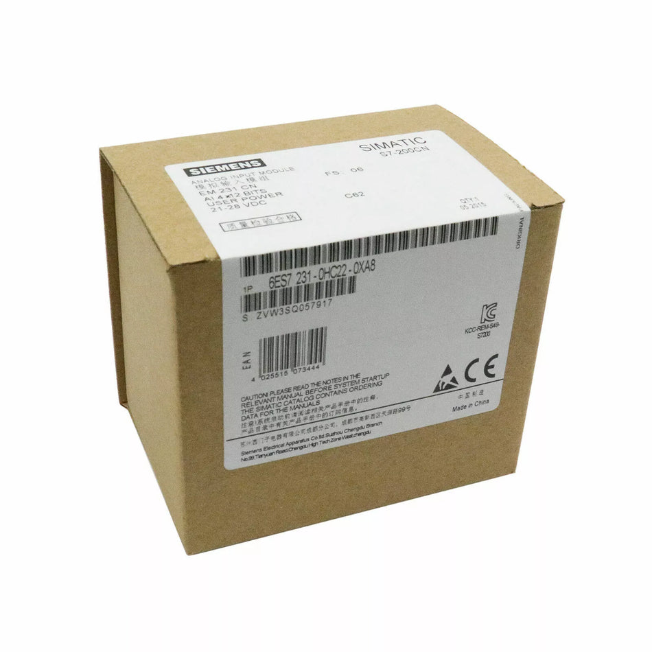 SIEMENS 6ES7231-0HC22-0XA8 PLC Digital Input Module