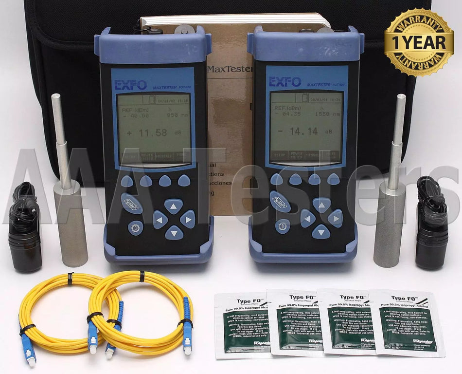 EXFO MaxTester FOT-922 SM 1310/1550 Fiber Test Set FOT-922-BR23BL-EI FOT-920