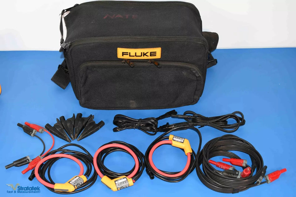 Fluke 1730 3 Phase Electrical Energy Logger 1500A CTs PQA Calibrated