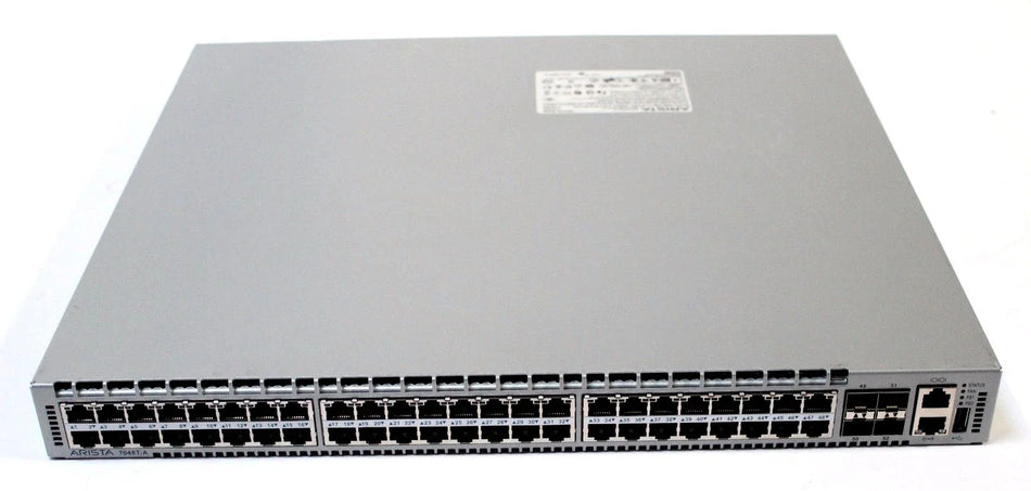 Arista DCS-7048T-A 48x 100/1000 + 4x SFP+ Ports Switch Rear To Front Airflow QTY
