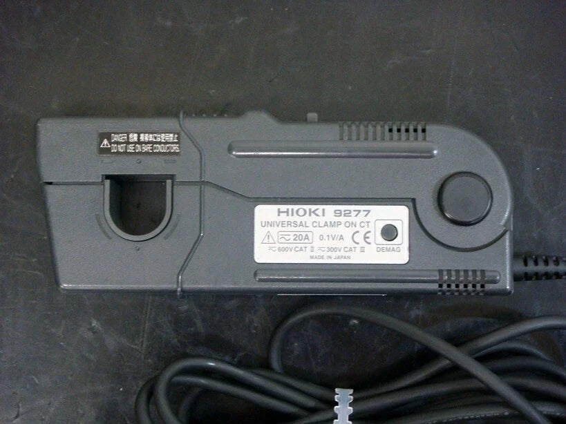 HIOKI 9277 DC-100kHz 20A Universal Clump-on CT