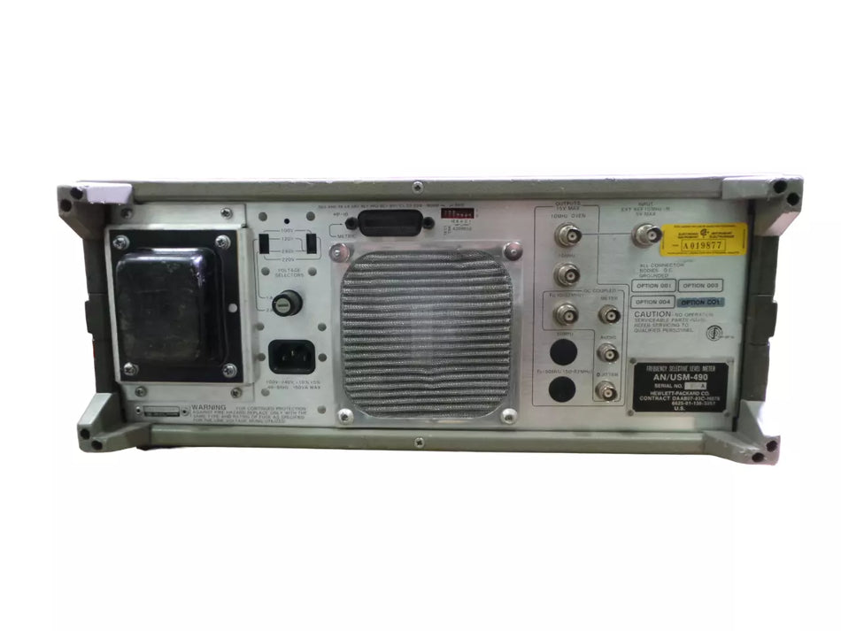 HP 3586B Selective Level Meter - High Precision Measurement Tool