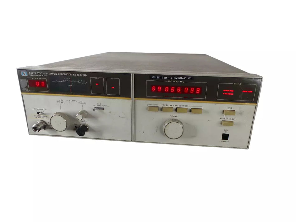 HP 8671B CW Generator 2.0 to 18GHz