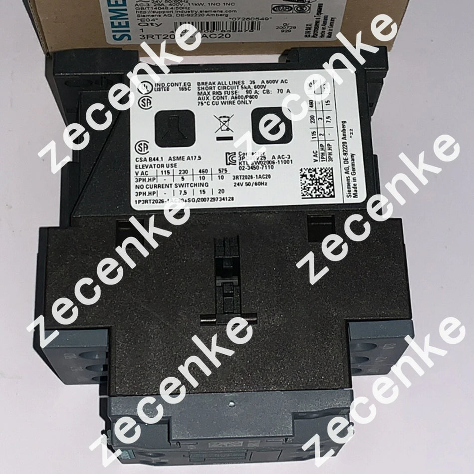 SIEMENS 3RT2026-1AC20 Contactor 1PC New