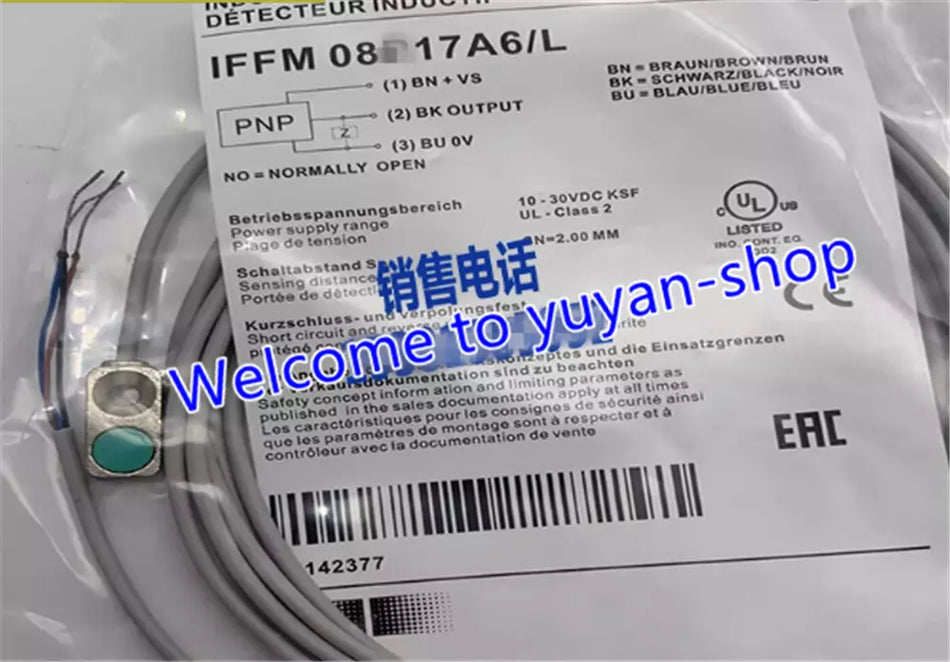 1PCS NEW For Baumer IFFM 08N17A6/L Inductive proximity switch sensor