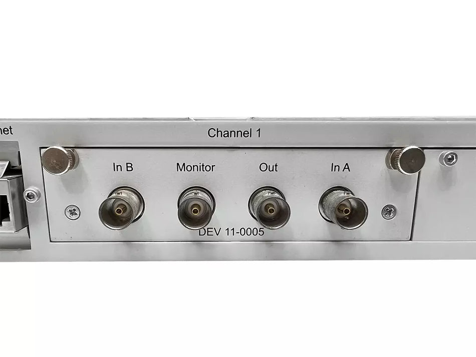 DEV Systemtechnik 1951 Universal Switch Chassis 1RU with DEV 11-0005 DPST Swit