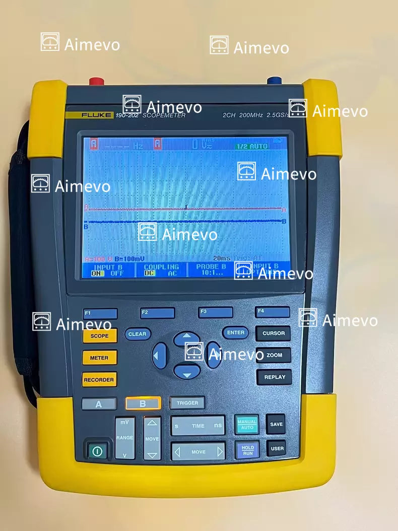 Fluke 190-202/2CH 200MHz 2.5GS/S ScopeMeter Oscilloscope