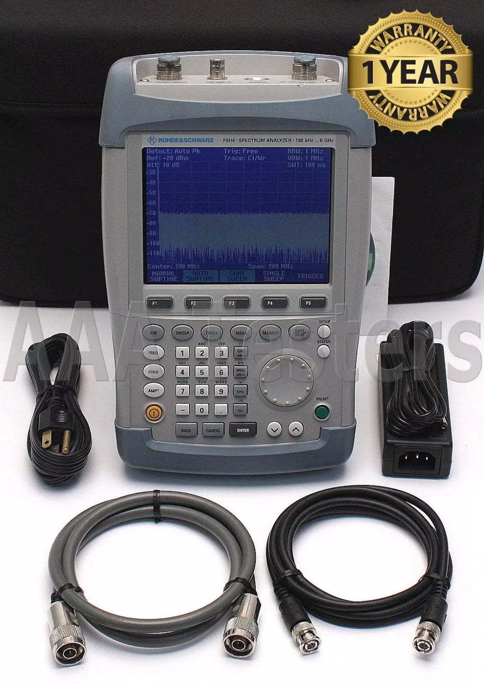 Rohde & Schwarz FSH6 R&S 6.26 Handheld Spectrum Analyzer w Tracking Gen Preamp