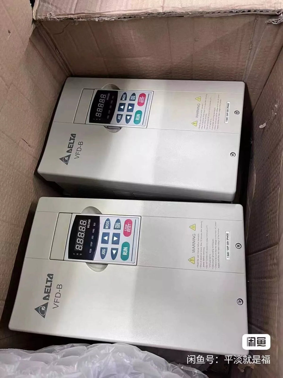 1PC USED Delta VFD075B23A 220V 7.5KW frequency converter (DHL or EMS) #N2515 YF