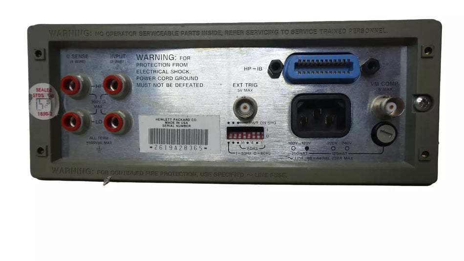 HP 3478A Multimeter with Advanced Measurement Capabilities