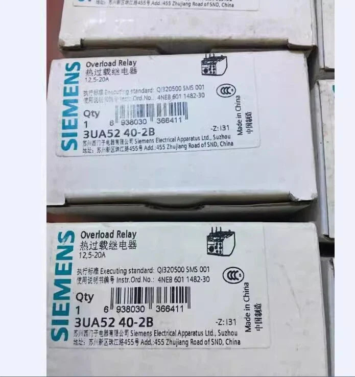 3UA52 40-2B 12.5-20A Motor Starter with Overload Protection